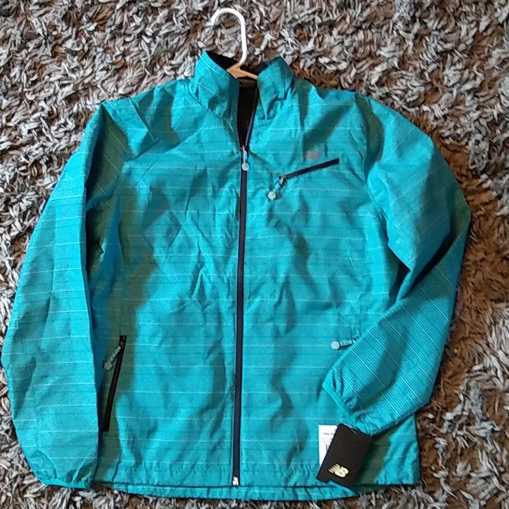 New Balance Water Resistant Jacket - Aquamarine
